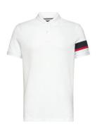 Tommy Hilfiger Rwb Sleeve Tape Reg Polo Vit