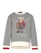 Ralph Lauren Kids Polo Bear Fleece Sweatshirt Grå