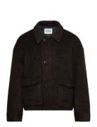 Scotch & Soda Short Wool Coat Brun