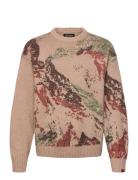 Scotch & Soda Mountain Loose Fit Pullover Beige