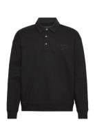 AllSaints Xander Sweat Polo Svart