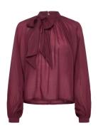 Copenhagen Muse Cmtilly-Blouse Burgundy