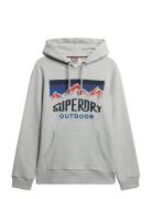 Superdry Mountain Relaxed Hood Grå