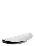 MOEBE Half Moon Shelf, Stainless Steel, Large Silver