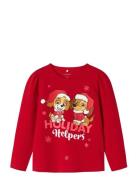 Name It Nmfsasa Paw Ls Top Cplg Röd