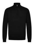 Clean Cut Copenhagen Claude Half-Zip Knit Svart