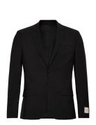 Calvin Klein Ls Italian Wool Blend Slim Blaze Svart