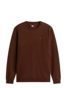Tommy Jeans Tjm Reg S Flag Crew Ext Brun