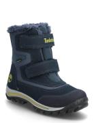 Timberland Mid Hook & Loop Gtx Snow Boot Marinblå