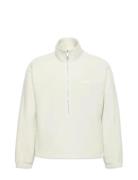 Calvin Klein Polar Fleece Rib Mock Neck Qtr Z Kräm