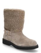 BOSS Eleri_Bootie_Frsdbk Beige