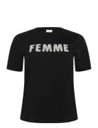 Kaffe Curve Kcariana T-Shirt Svart
