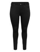 Kaffe Curve Kclena Slim Jeans Svart