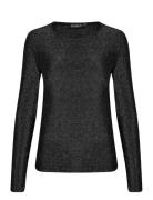 Soaked In Luxury Slskylara Round Neck Ls Svart