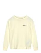 THE ANIMALS OBSERVATORY Raw White Aries Lonf Sleeve T-Shirt Kräm