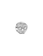 Pandora Textured Skull Sterling Silver Mini Charm Silver
