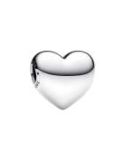 Pandora Engravable Large Heart Sterling Silver Charm Silver