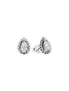 Pandora Sterling Silver Stud Earrings With Clear Cubic Zirconia Silver