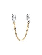 Pandora Sterling Silver And 14K Gold-Plated Safety Chain Guld