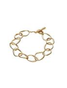 Pandora Organically Shaped Link 14K Gold-Plated Bracelet Guld