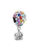 Pandora Disney Up Balloon Sterling Silver Charm With Blue, Green, Oran...