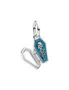 Pandora Openable Coffin Sterling Silver Dangle With Clear Cubic Zircon...