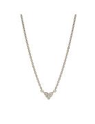 Pandora Heart 14K Gold-Plated Collier With Clear Cubic Zirconia Guld