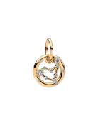 Pandora Capricorn Zodiac 14K Gold-Plated Dangle With Clear Cubic Zirco...