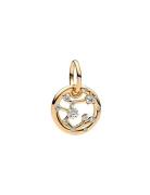 Pandora Sagittarius Zodiac 14K Gold-Plated Dangle With Clear Cubic Zir...