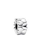 Pandora Hearts Sterling Silver Clip Silver