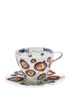 Serax Cappuccino Cup + Saucer Anem Milk Mf Set/2 Multi/patterned