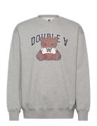 WOOD WOOD Wwnoel Bear Sweatshirt Grå