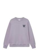 WOOD WOOD Wwnoel Aa Sweatshirt Lila
