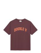 WOOD WOOD Wwace Tee Aaarch 25220 Burgundy