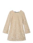 Name It Nkfrusitta Ls Dress Beige