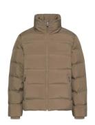 Calvin Klein Ls Quilted Bonded Channel Hd Puf Beige