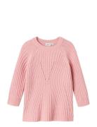Name It Nmfrikine Ls Knit Dress Pb Rosa