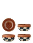 Bloomingville Check Bowl Brun