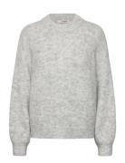 A-View Patrisia Solid Knit Pullover Grå