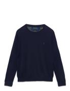 Polo Ralph Lauren Slim Fit Washable Wool Crewneck Sweater Marinblå