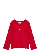The New Tnstrianna L_S Rib Tee Röd