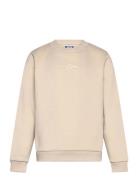 Jack & J S Jjjin Sweat Crew Neck Mni Beige