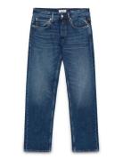 Replay Grover Trousers Straight 99 Denim Blå