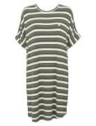 Missya Softness Stripe Big Shirt Grön