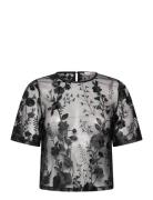 A-View Fuschia Blouse Svart