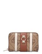 GUESS Erenia Slg Medium Zip Around Brun
