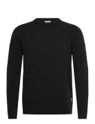 Lindbergh Lambswool O-Neck Knit Svart