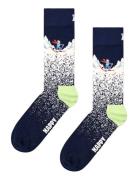 Happy Socks Snowy Night Sock Marinblå