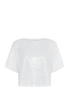 Kaffe Kamiranda Sequin Blouse Vit