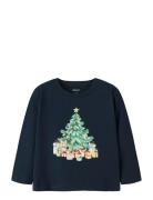 Name It Nmfvosmas Ls Nreg Top Marinblå